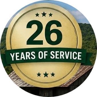 26 years of service